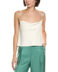Lapointe Pebble Crepe Cami Shirt