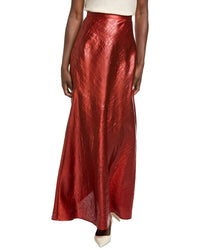 St. John Embossed Satin Pant