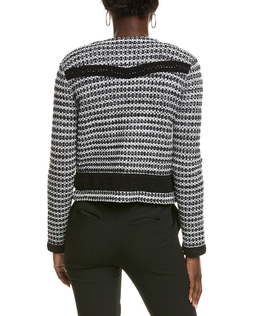 St. John Tonal Knit Cardigan