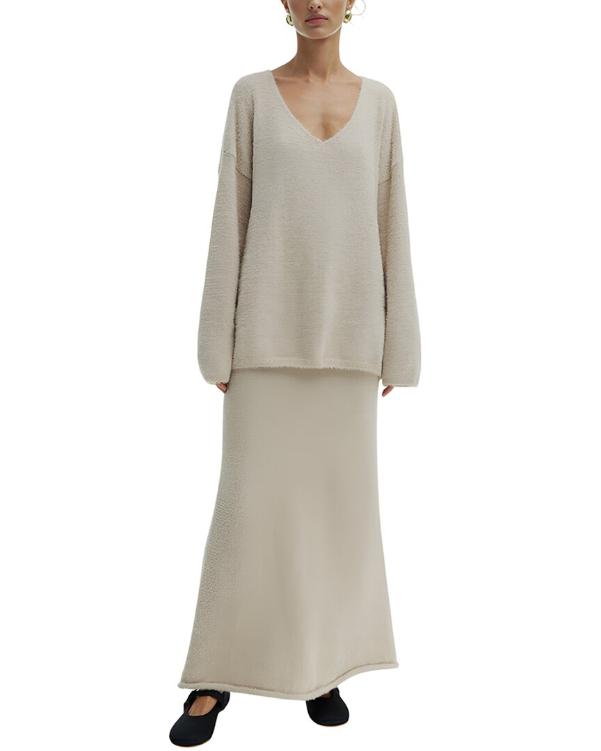 Gvibi 2Pc Pullover & Skirt Set