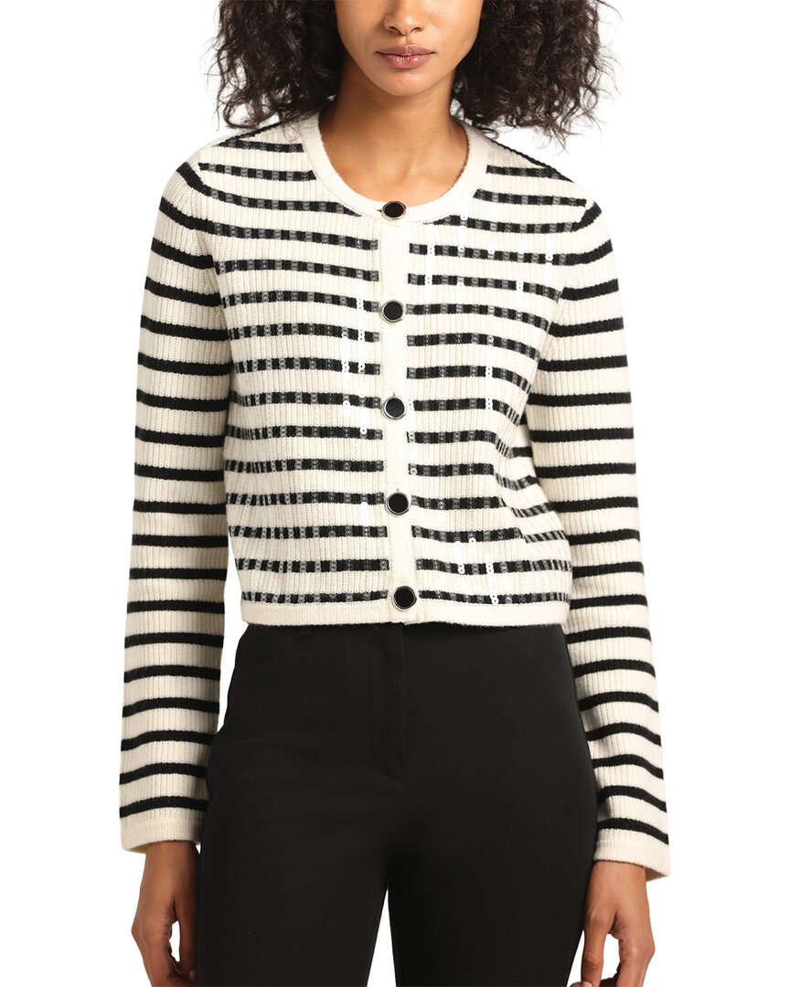 Derek Lam 10 Crosby Nebula Sequin Wool-Blend Cardigan