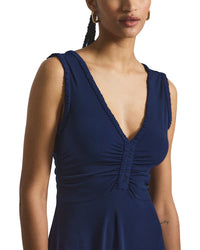 Derek Lam 10 Crosby Misha Matte Jersey Ruched Dress