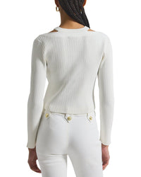 Derek Lam 10 Crosby Lonnie Viscose Knit Layered Cardigan