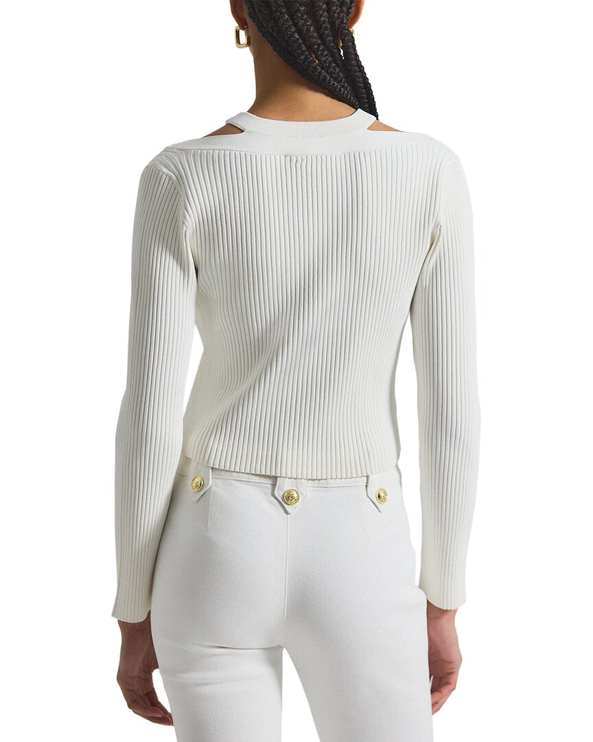 Derek Lam 10 Crosby Lonnie Viscose Knit Layered Cardigan
