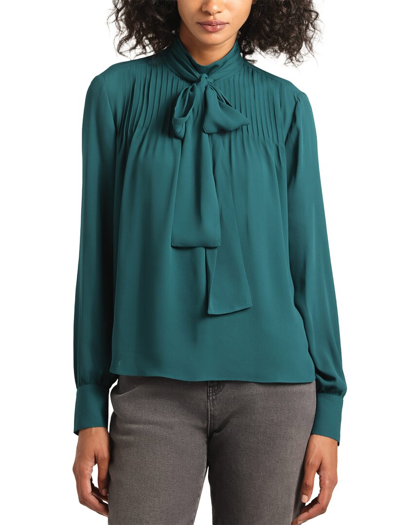 Derek Lam 10 Crosby Valentine Neck Tie Blouse