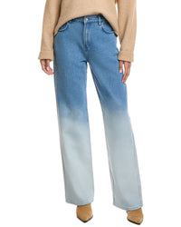 Derek Lam 10 Crosby Faye Ombre Denim High Rise Wide Leg Jean