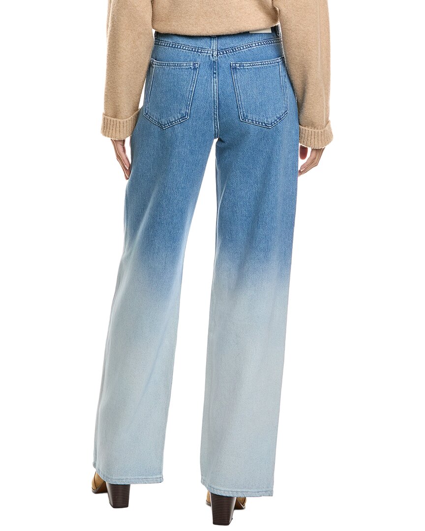 Derek Lam 10 Crosby Faye Ombre Denim High Rise Wide Leg Jean