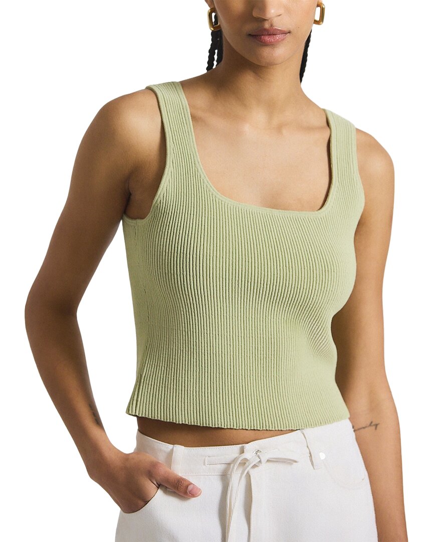 Derek Lam 10 Crosby Sain Rib Knit Sweater Tank