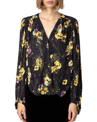 Zadig & Voltaire Turin Crepe Yoko Strass Shirt