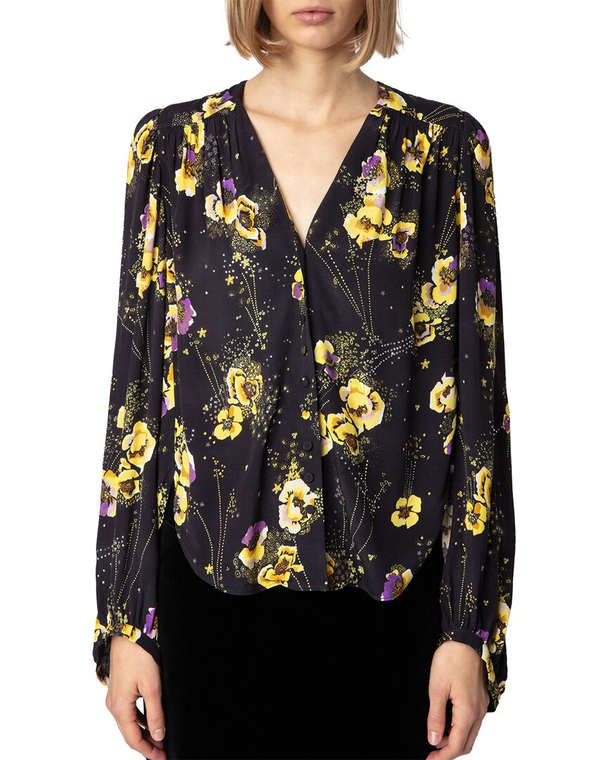 Zadig & Voltaire Turin Crepe Yoko Strass Shirt