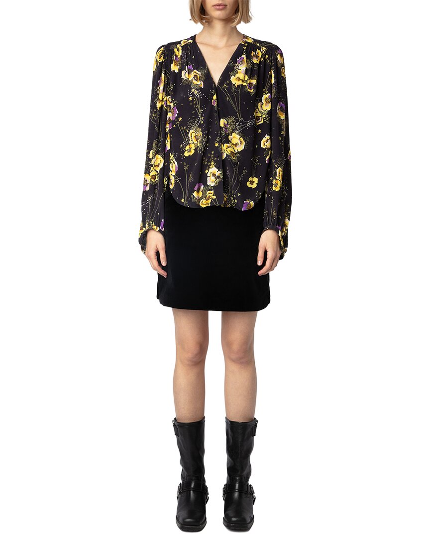 Zadig & Voltaire Turin Crepe Yoko Strass Shirt