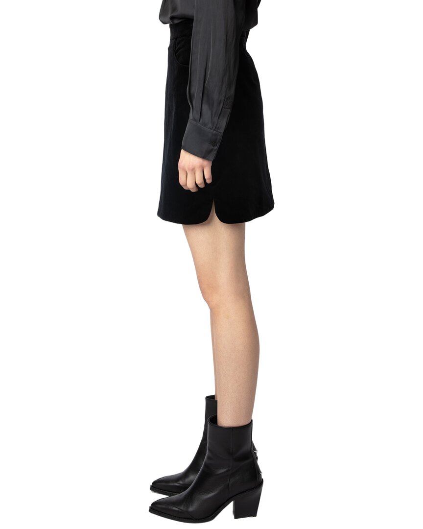 Zadig & Voltaire Jinette Velvet Skirt