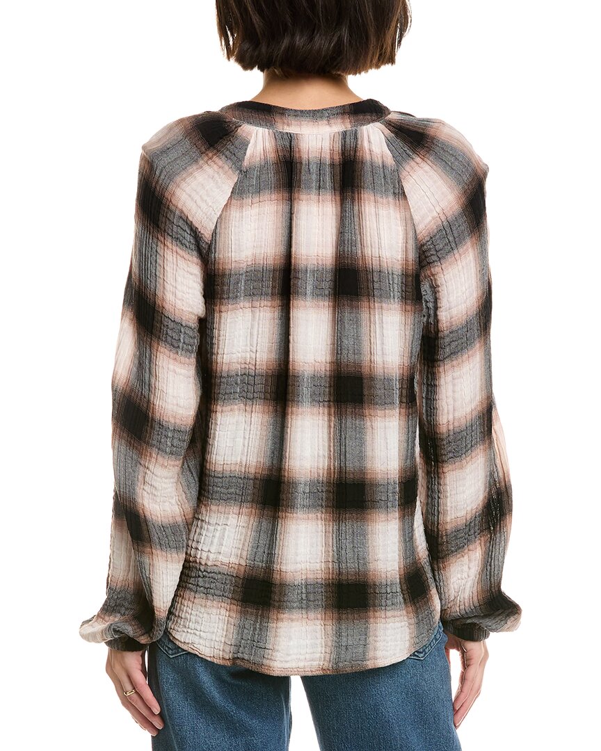 Bella Dahl Shirred Raglan Shirt