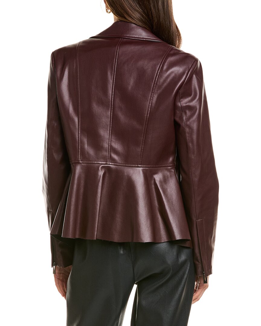 Via Spiga Peplum Moto Jacket