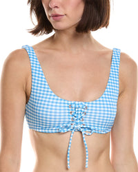 Raisins Raisins Lace Up Swim Top