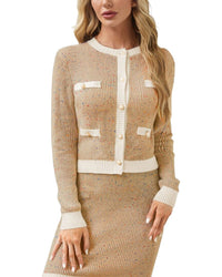 Ariel Tesoro 2Pc Cardigan & Skirt Set