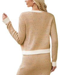 Ariel Tesoro 2Pc Cardigan & Skirt Set