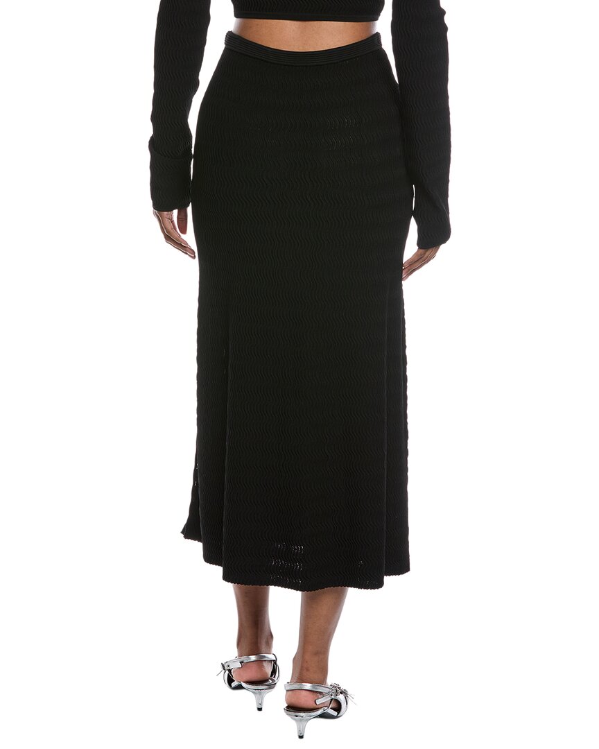 Lapointe Crepe Matte Midi Skirt