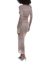 Lapointe Striped Maxi Dress