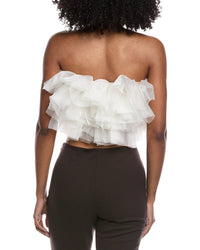 Lapointe Silk Bustier Top