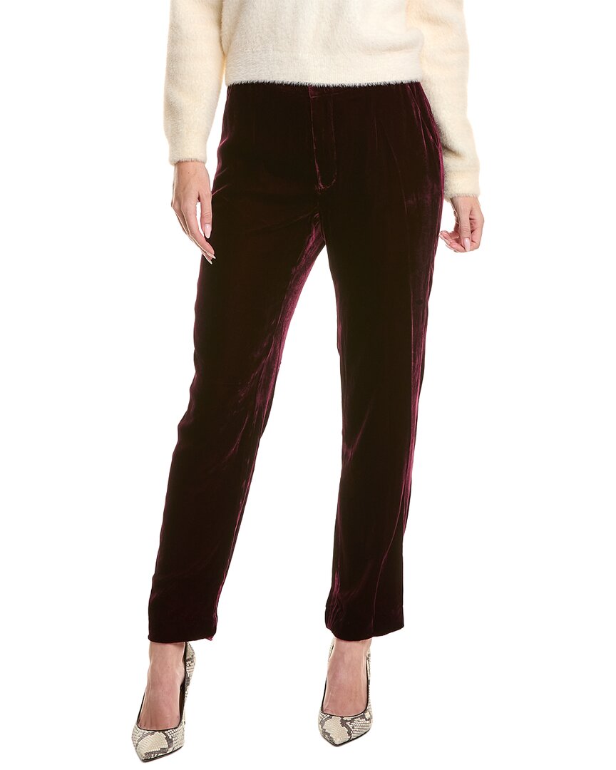L’Agence Rebel Silk-Blend Trouser