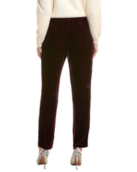 L’Agence Rebel Silk-Blend Trouser