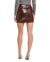 L’Agence Gerard Croc Mini Skirt