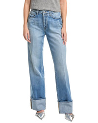 L’Agence Miley Ultra High-Rise Wide Leg Cuff Jean