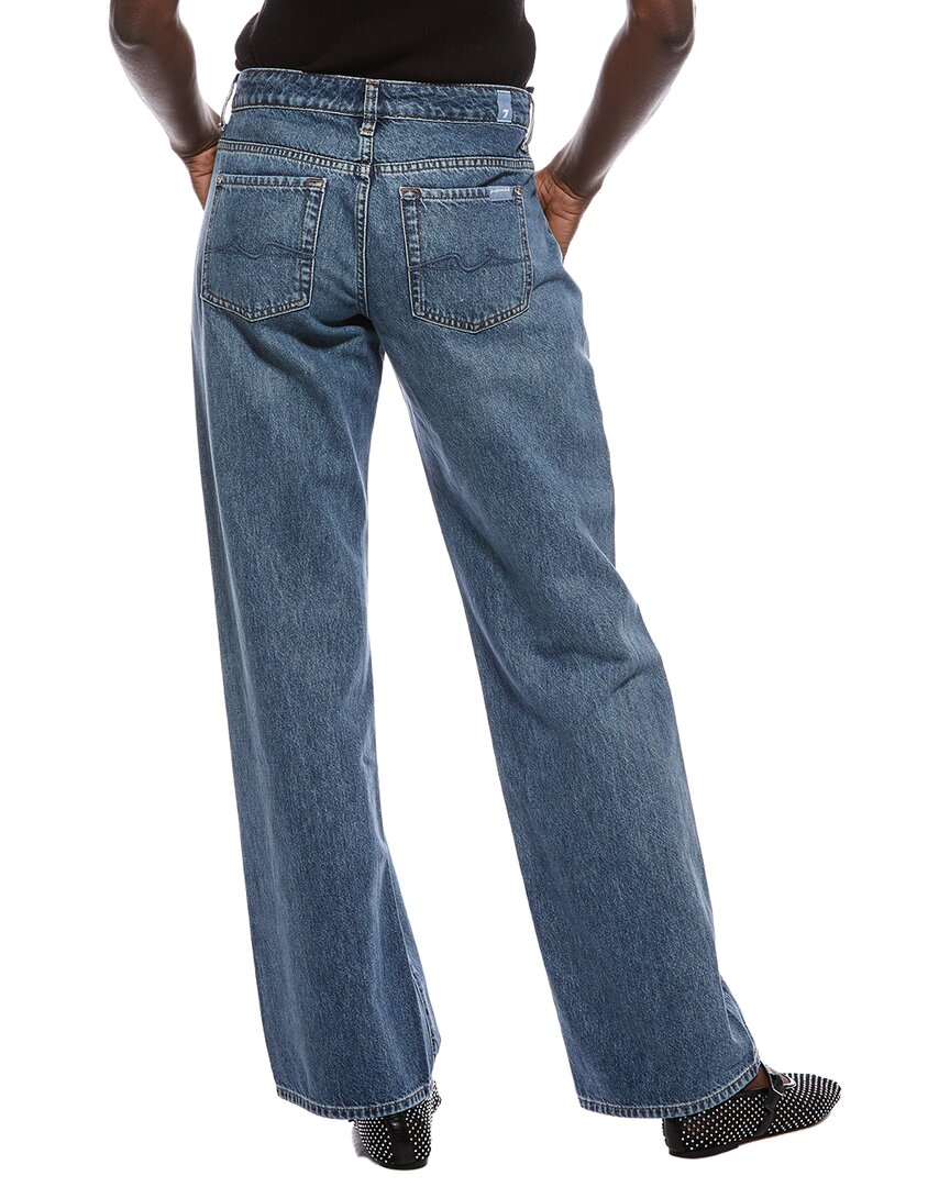 7 For All Mankind Low-Rise Macon Straight Jean