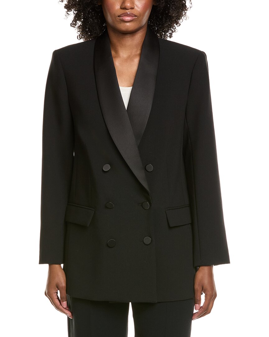 L’Agence Jayda Relaxed Double-Breasted Blazer