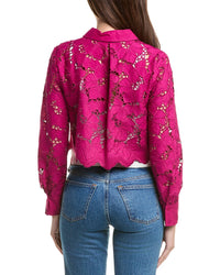 L’Agence Seychelle Cropped Button-Down