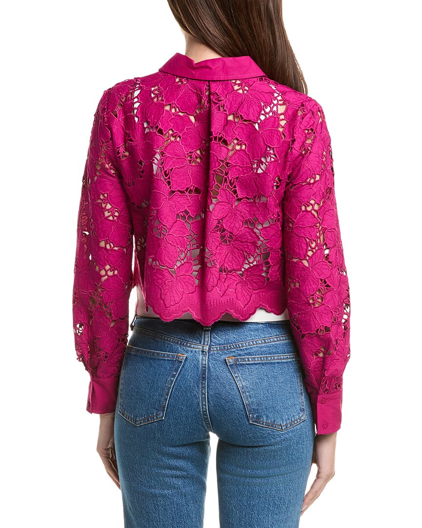 L’Agence Seychelle Cropped Button-Down