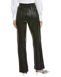 Helmut Lang Pleat Leather Car Trouser