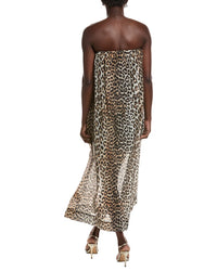 Ganni Sheer Voile Maxi Strap Dress