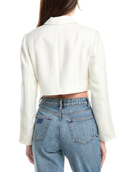 Ganni Linen-Blend Blazer