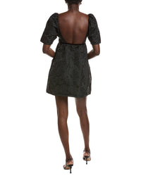 Ganni Botanical Jacquard Mini Dress