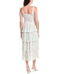 Ganni Georgette Midi Dress