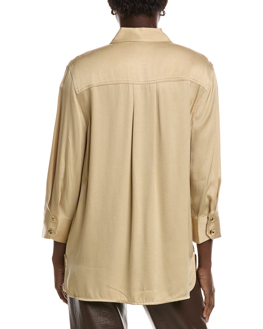 Ganni Washed Satin Shirt