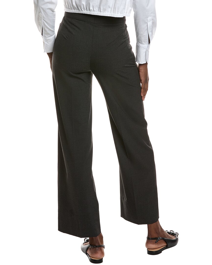 Ganni Drapey Melange Mid Waist Pant