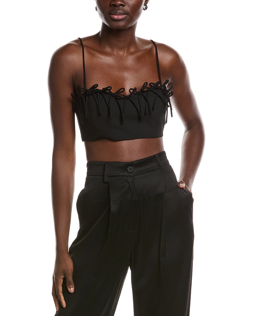 GANNI Ganni Drapey Melange Sleeveless Top