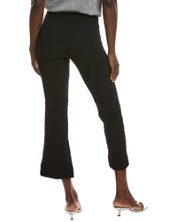 Ganni Textured Suiting Cropped Pant