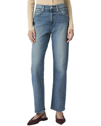 Paige Sawyer Cranked Up High Rise Wide Straight Leg Jean