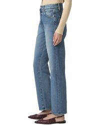 Paige Sawyer Cranked Up High Rise Wide Straight Leg Jean