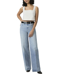 Paige Sasha Verse High Rise Column Straight Leg Jean
