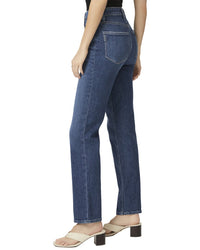 Paige Stella Saint Tropez Super High Rise Straight Leg Jean