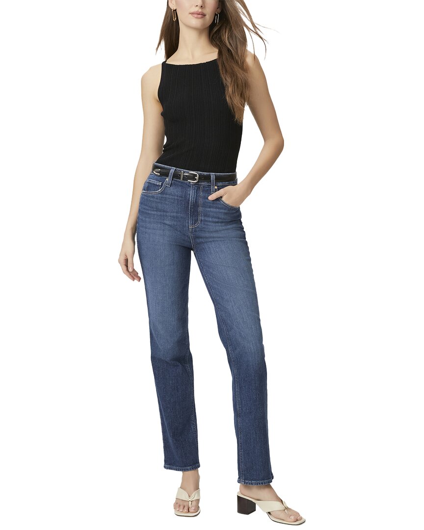 Paige Stella Saint Tropez Super High Rise Straight Leg Jean