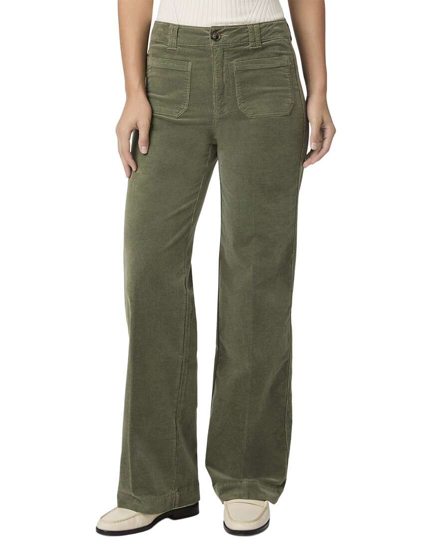 Paige Sasha Aloe High Rise Column Straight Leg Jean