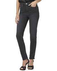 Paige Gemma Black Lotus High Rise Slim Cigarette Jean
