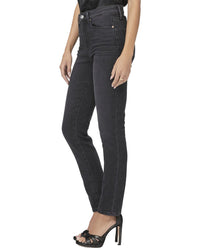 Paige Gemma Black Lotus High Rise Slim Cigarette Jean