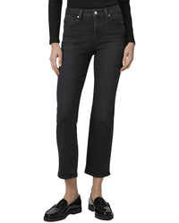 Paige Cindy Black Lotus Slim Straight Jean